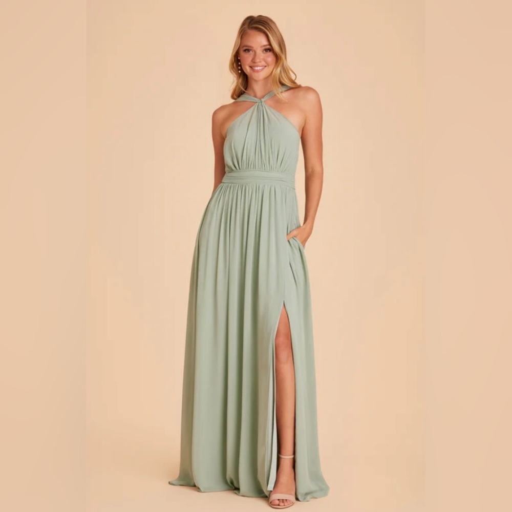 Birdy Grey Kiko dress chiffon sage